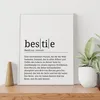 bestie Poster Definition - Beste Freundin Geschenk Produktbild-Vorschau 5