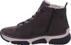 Side view of a brown winter boot. Náhled obrázku produktu