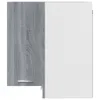 vidaXL Eck-Hängeschrank Lyon Grau Sonoma 57x57x60 cm Produktbild-Vorschau 5