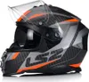LS2 FF800 Storm II Racer Helm, grau matt/orange, M (57/58) Produktbild-Vorschau 9