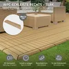 ML-Design WPC Abschlussleiste Teak für Terrassenfliesen Produktbild-Vorschau 2