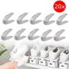 20 Stück Verstellbarer Schuhregale Set Rutschfest Produktbild-Vorschau 1
