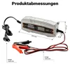 Wiltec Ladegerät 6-12 V, Batterieladegerät 4 A, 10-150 Ah Produktbild-Vorschau 3