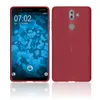 PhoneNatic Case kompatibel mit  Nokia 9 - rot Silikon Hülle Produktbild-Vorschau 1