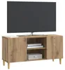 vidaXL TV skrinka 102 x 34,5 x 50 cm z drevotriesky v štýle Náhľad obrázku produktu 2