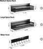 Magnetische Gewürzregal für Kühlschrank, 3er Küchenregal Produktbild-Vorschau 8