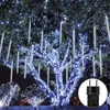288 LED Eiszapfen Lichterkette Meteorschauer Regen Lichter Produktbild-Vorschau 1