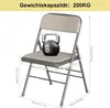 Klappstühle 2er Set,Esszimmerstuhl Stapelstuhl Balkonstuhl Produktbild-Vorschau 5