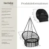 tectake® Hängesessel Samira 80 x 81 x 139 cm Produktbild-Vorschau 7