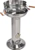 Säulengrill aus Edelstahl - Grillhöhe 83cm - Rosthöhe Produktbild-Vorschau 11