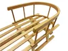 Kinder-Holzschlitten mit Rückenlehne Produktbild-Vorschau 4