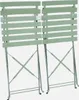 Set 2 sedie da giardino bistrot pieghevole in metallo, Anteprima dell’immagine prodotto 3