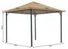 Metall Garten Pavillon Nizza 3x3m Antik Partyzelt Sand mit Produktbild-Vorschau 7