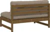 [Home] Mittelsofa Honigbraun 120x80 cm Massivholz Kiefer , Produktbild-Vorschau 6