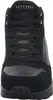 A front view of a black Skechers sneaker. Produktbild-Vorschau
