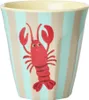 Set di 6 tazze Rice Melamina - Stampa Blue Ocean 160 ml Anteprima dell’immagine prodotto 2