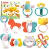 SYNCFUN Beißspielzeug Set: 10pcs Rassel & Beißringe - Baby Produktbild-Vorschau 1
