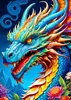 Puzzle 1000 dílů Enjoy – Modrý drak Náhled obrázku produktu 2