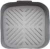 A top-down view of a gray silicone insert for an air fryer. Anteprima dell’immagine prodotto