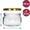 Sklenice na džem se šroubovacím uzávěrem 6 kusů 200 ml Náhled obrázku produktu 6