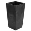 Květináč Imitácia Beton antracitová 32,5 x 32,5 x 61 cm s Náhľad obrázku produktu 1