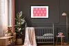 MuchoWow® MuchoWow® Gerahmtes Poster Banane - Muster - Rosa Produktbild-Vorschau 6