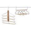 Relaxdays Mehrfach Kleiderbügel, 2er Set, platzsparend, 4 Produktbild-Vorschau 6