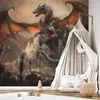 Vlies Fototapete - Dragon castle 200x140 cm Für Kinder Produktbild-Vorschau 1