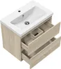 Waschtisch mit Unterschrank 50cm Alast Badmöbel Set Eiche Produktbild-Vorschau 2