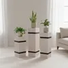 Ensemble de 3 colonnes décoratives en bois de weeco : Voir les images du produit 1