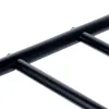 Close-up view of a black metal shoe rack. Náhled obrázku produktu