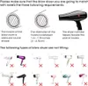 Diffusor Föhn Silkon Aufsatz Locken für Schlag Trockner mit Produktbild-Vorschau 4