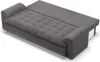 Sofa 3-Sitzer mit Schlaffunktion Foresta, Cord - Dunkelgrau Produktbild-Vorschau 3