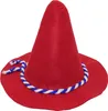 Roter Seppel  Hut mit Blau-Weißer Kordel (4 Stück) Produktbild-Vorschau 2