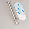 Toilettenpapierhalter mit Ablage selbstklebend silber Produktbild-Vorschau 5
