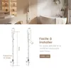 EMKE Sèche-serviettes électrique 100W Blanc, Design Arbre Voir les images du produit 5