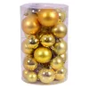 Boules de Noël 30pcs. Boules de Noël en plastique couleur Voir les images du produit 2