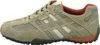 A side view of a beige Geox sneaker. Produktbild-Vorschau