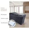 Wellenmatratze 180x60 cm mit Memory-Schaum & Veloursbezug – Produktbild-Vorschau 4