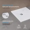 doporro Duschwanne Duschtasse 90x90x3cm aus Mineralguss in Produktbild-Vorschau 6