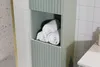 Szafka Wysoka 140 Cm Zielona Łazienkowa 2 Drzwi Reed Green Podgląd zdjęcia produktu 6