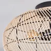 Chadid moderne Deckenlampe aus Metall/Bambus in Produktbild-Vorschau 3