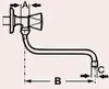 Cornat Rohrauslauf S-Form 25 cm verchromt Produktbild-Vorschau 2