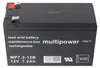 Multipower MP7.2-12B Blei Akku PB mit Faston Kontakten Produktbild-Vorschau 2