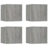 TV-Wandschränke 4 Stk. Grau Sonoma 30,5x30x30 cm Produktbild-Vorschau 1