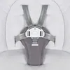 A close-up view of a baby bouncer's safety harness. Produktbild-Vorschau