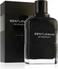 A black bottle of Givenchy Gentleman Eau de Parfum and its matching black box are displayed on a white background. Voir les images du produit
