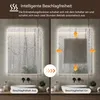 LED Badezimmerspiegel 70x90 cm – Rahmenlos, Hinterleuchtet, Produktbild-Vorschau 11