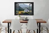 MuchoWow® MuchoWow® Gerahmtes Poster Aussicht - Haus - Berg Produktbild-Vorschau 2