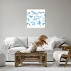 Bild auf Leinwand - Leinwandbild - Vögel digital Wolke Produktbild-Vorschau 6